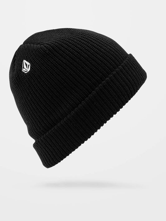 VOLCOM - BIG YOUTH FULL STONE BEANIE - BLACK
