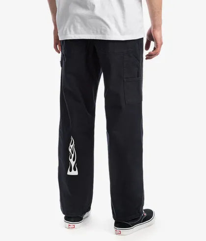 VANS - ELIJAH BERLE LOOSE CARPENTER PANTS - BLACK