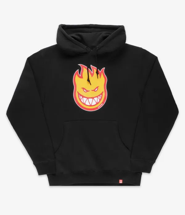 SPITFIRE - BIGHEAD FILL PULLOVER HOODIE - BLACK/GOLD/RED