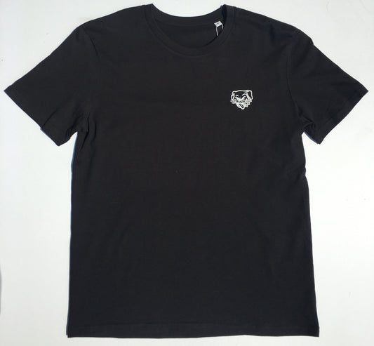 MARCEL - SHOP LOGO TEE BACKPRINT - BLACK/WHITE