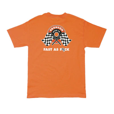 BRONSON - FAST AS F*CK TEE - ORANGE