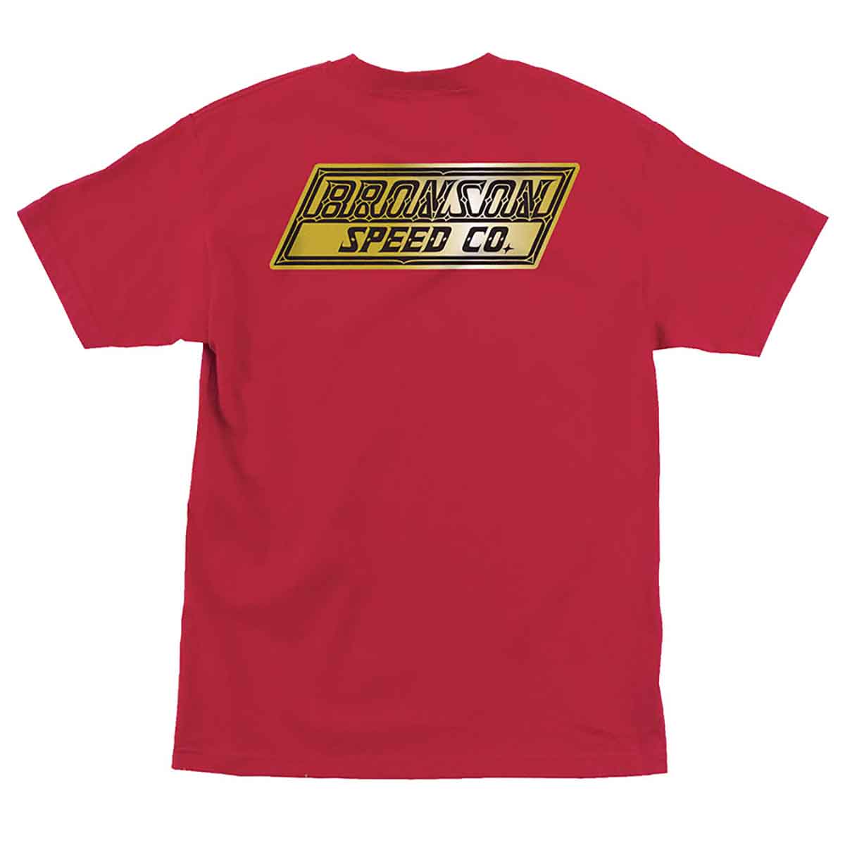 BRONSON - REGULAR TEE - FUJI RED/GOLD