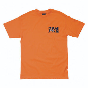 BRONSON - FAST AS F*CK TEE - ORANGE