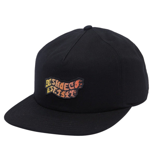 DC - BURNOUT STRAPBACK - BLACK