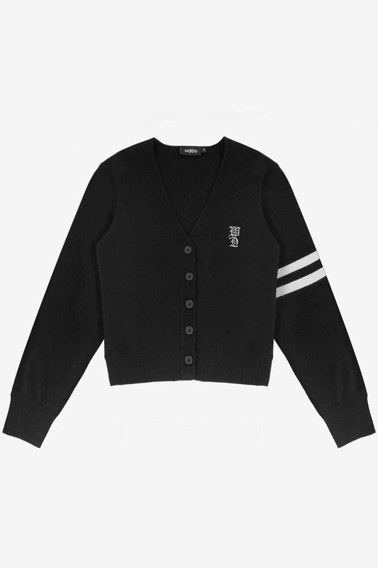 WASTED PARIS - DIAZ KNIT CARDIGAN - BLACK