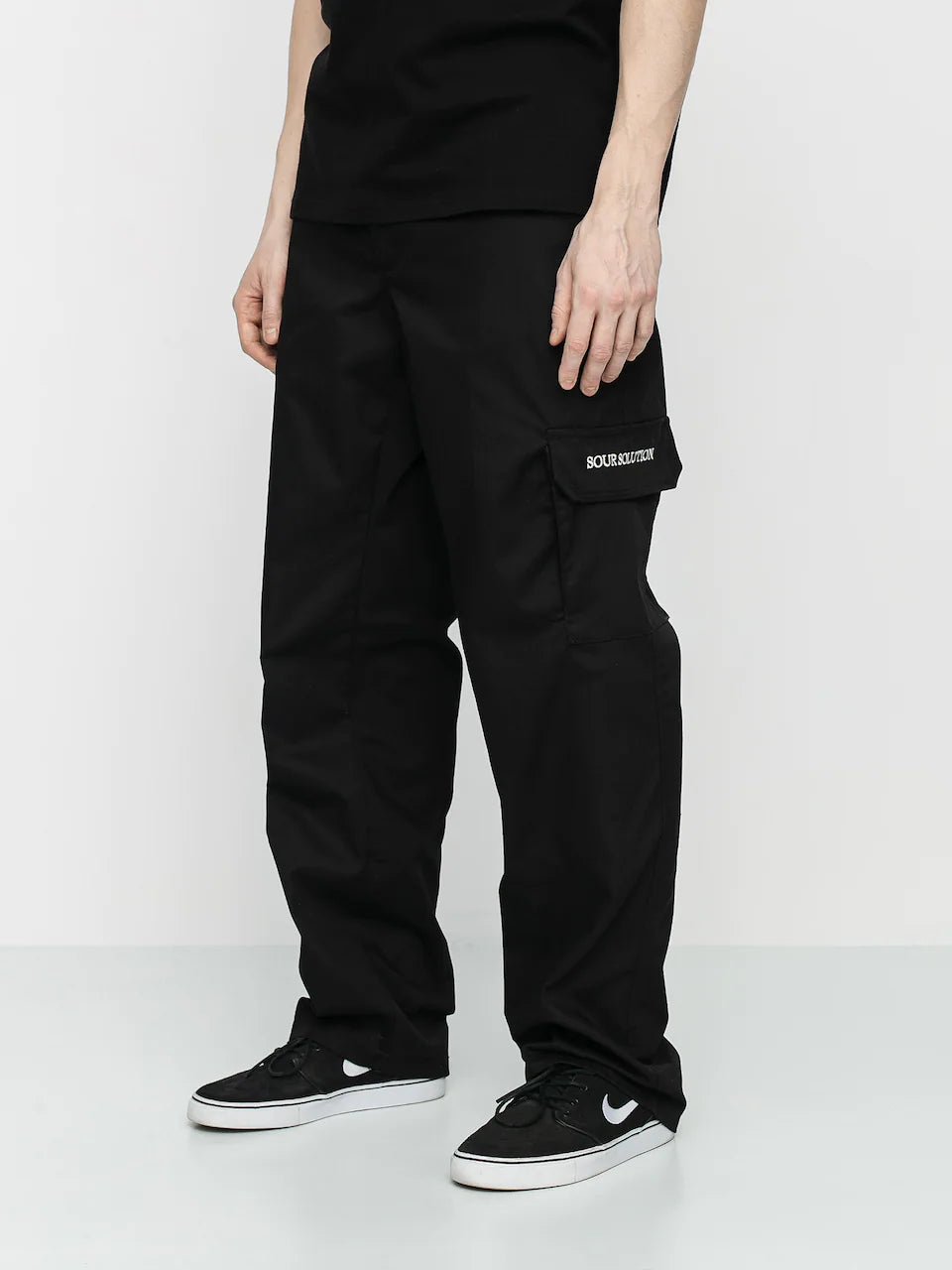 SOUR - SOUR CITY CARGO PANTS - BLACK