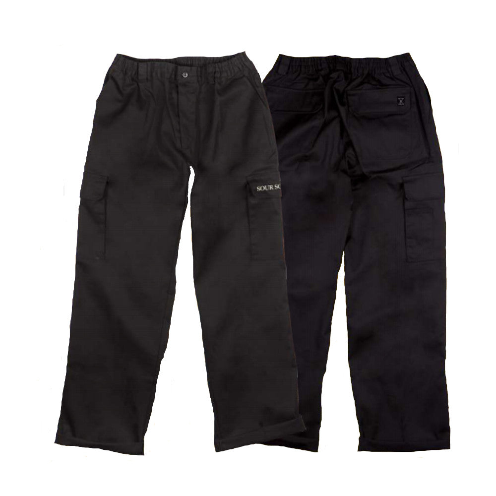 SOUR - SOUR CITY CARGO PANTS - BLACK