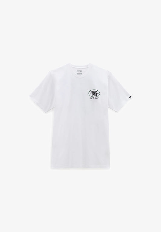 VANS - TEAM PLAYER CHECKERBOARD TEE - WHITE