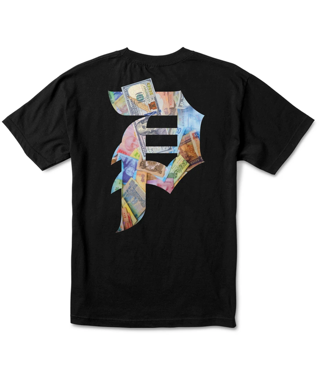 PRIMITIVE - CURRENCY TEE BLACK