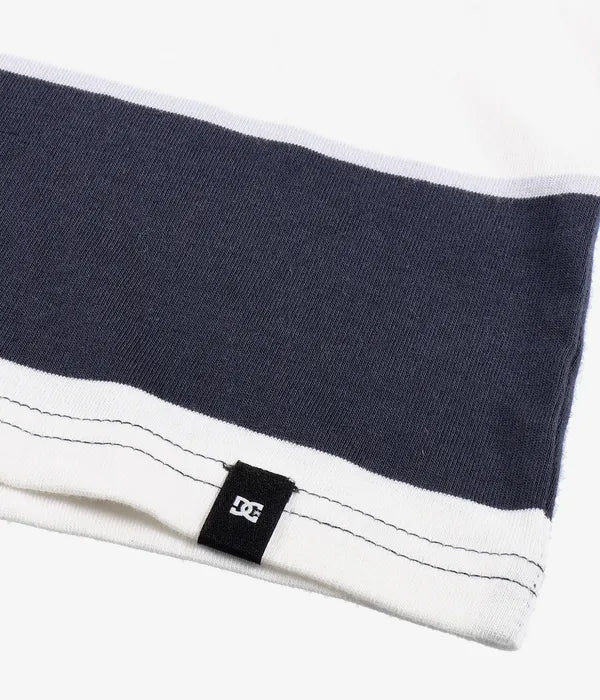 DC - CRATE STRIPE TEE - WHITE/NAVY