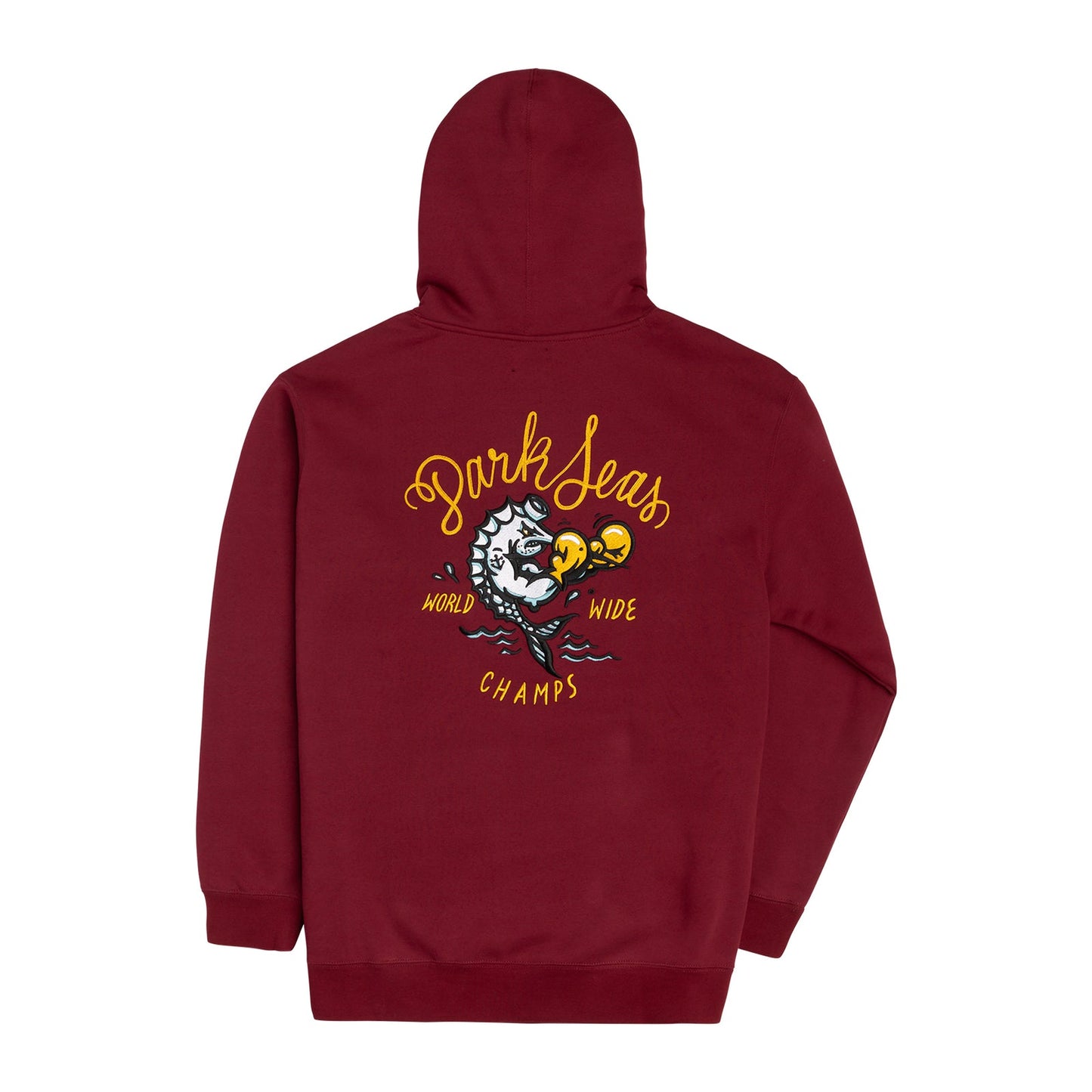 DARK SEAS - CROSSJACK CUSTOM FLEECE - BURGUNDY