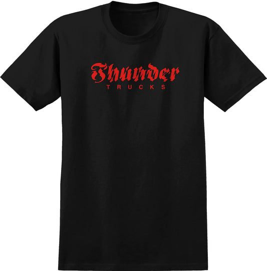THUNDER - AFTERSHOCK S/S TEE - BLACK/RED