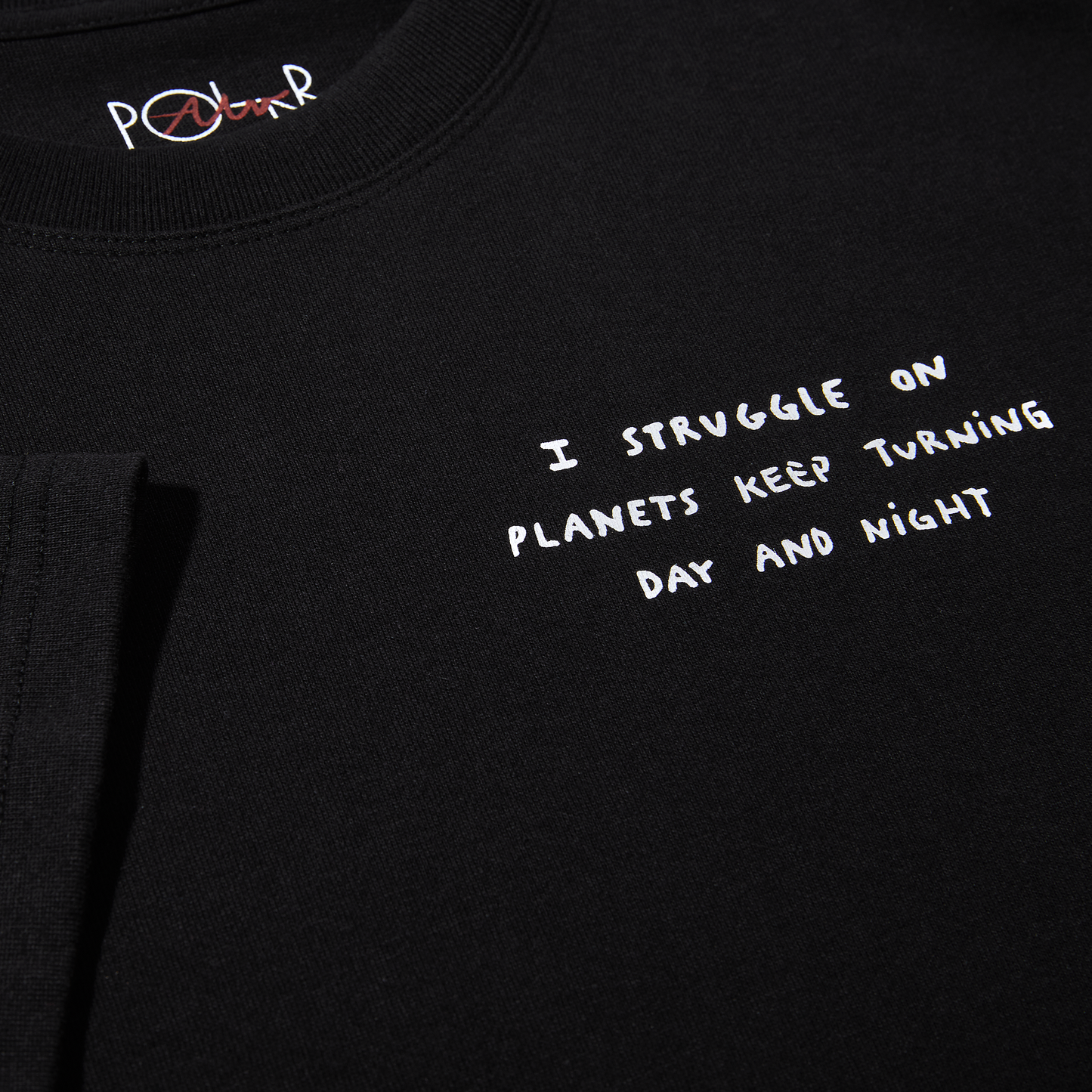 POLAR - STRUGGLE TEE - BLACK