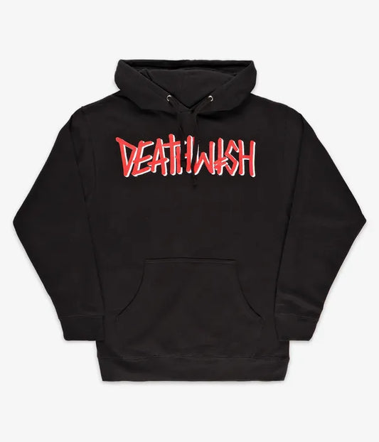 DEATHWISH - DEATHSPRAY PULLOVER HOOD - BLACK/RED