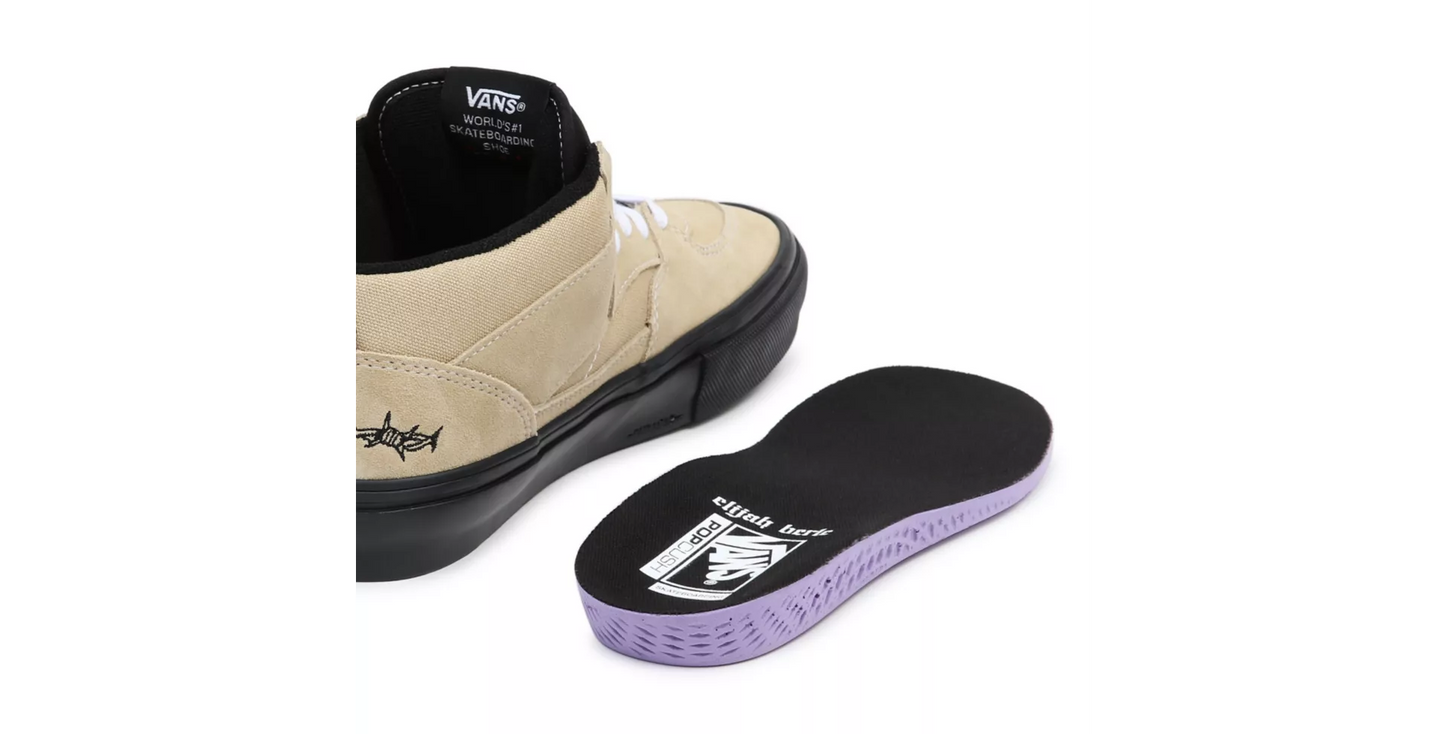 VANS - SKATE HALF CAB ELIJAH BERLE - BEIGE/BLACK