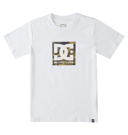 DC - SQUARE STAR FILL TEE BOY - WHITE