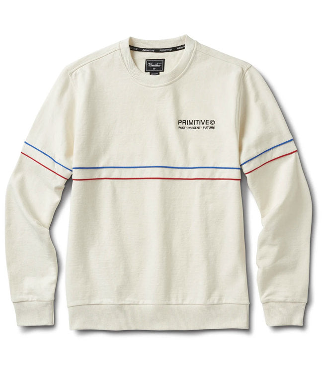 PRIMITIVE - NATIONS CREWNECK FLEECE - WHITE