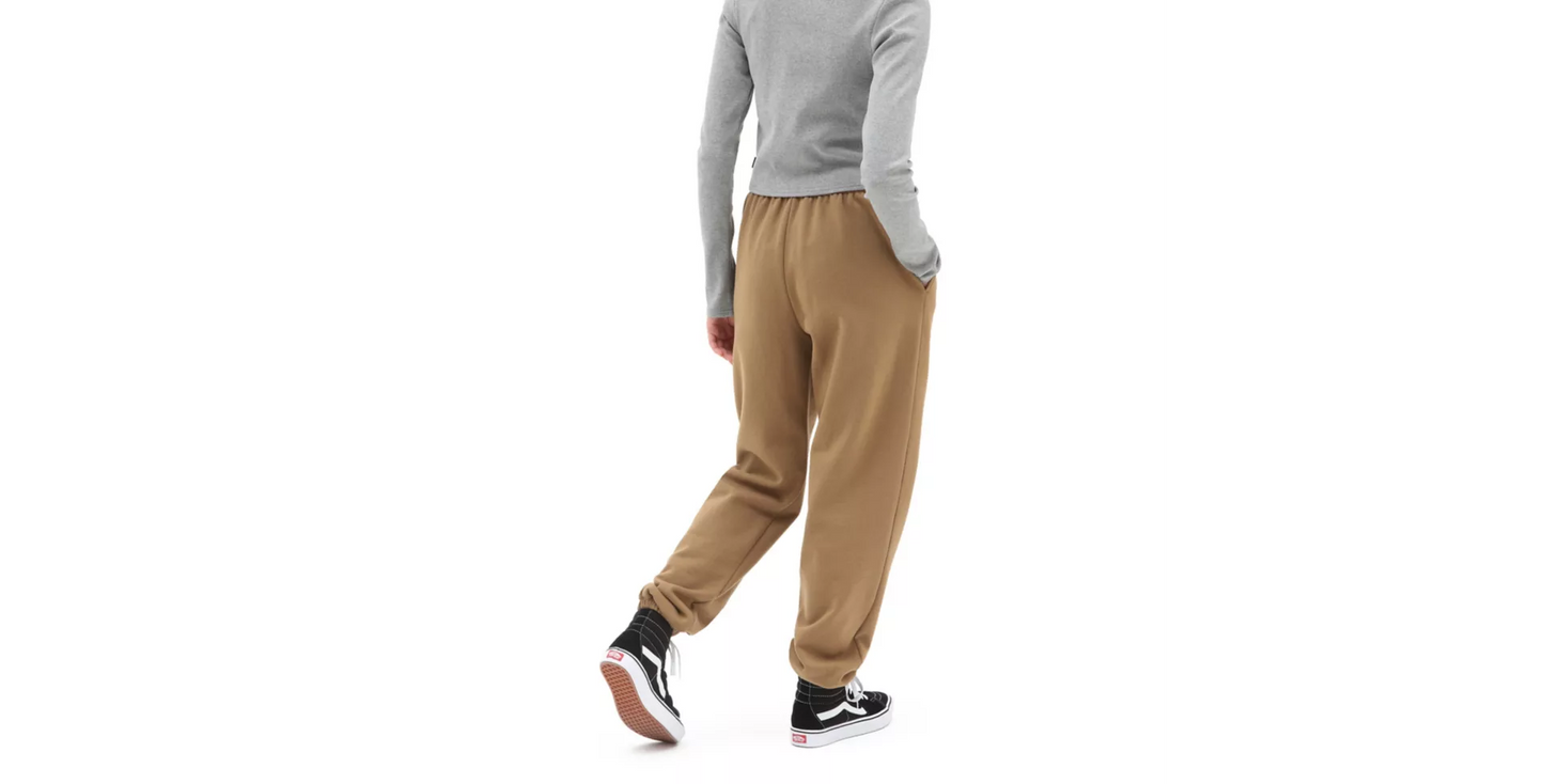VANS - LIZZE FLEECE PANTS - BROWN