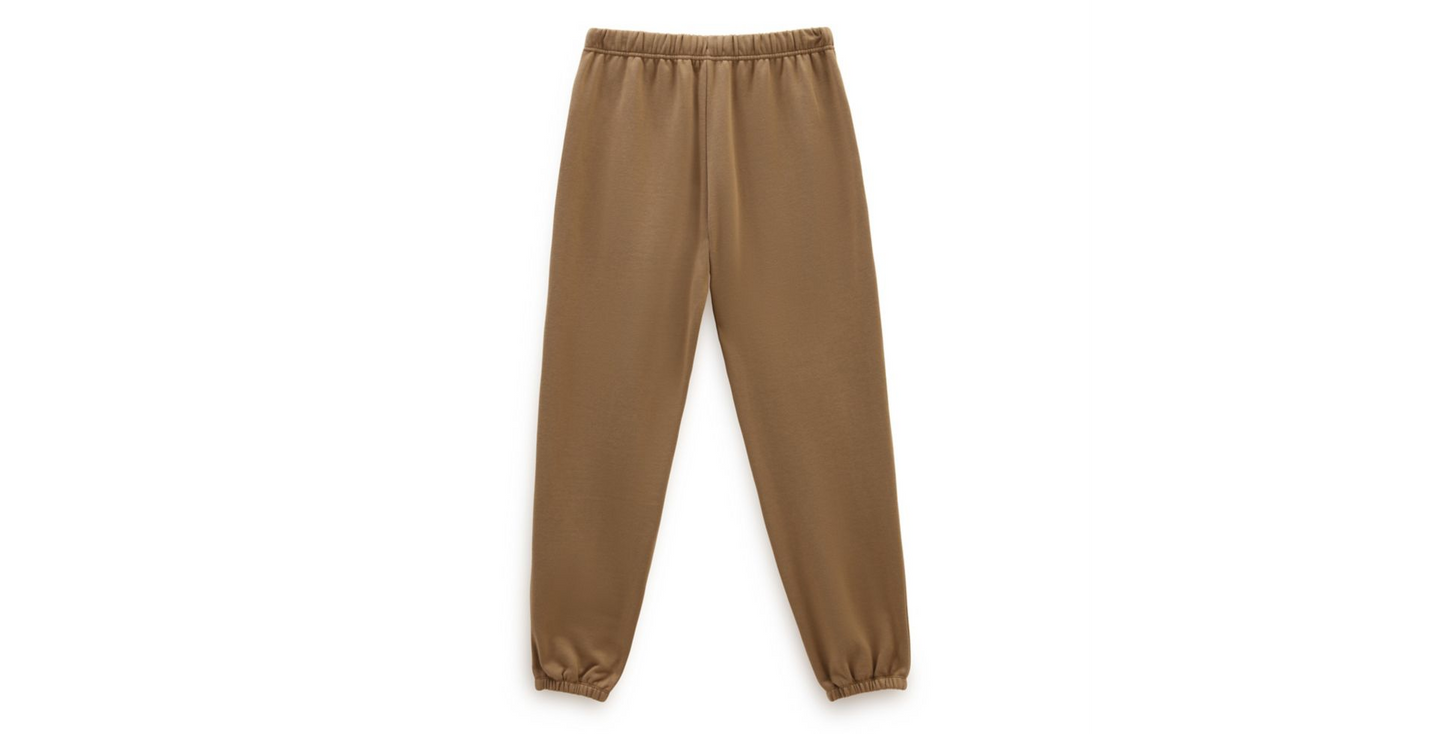 VANS - LIZZE FLEECE PANTS - BROWN