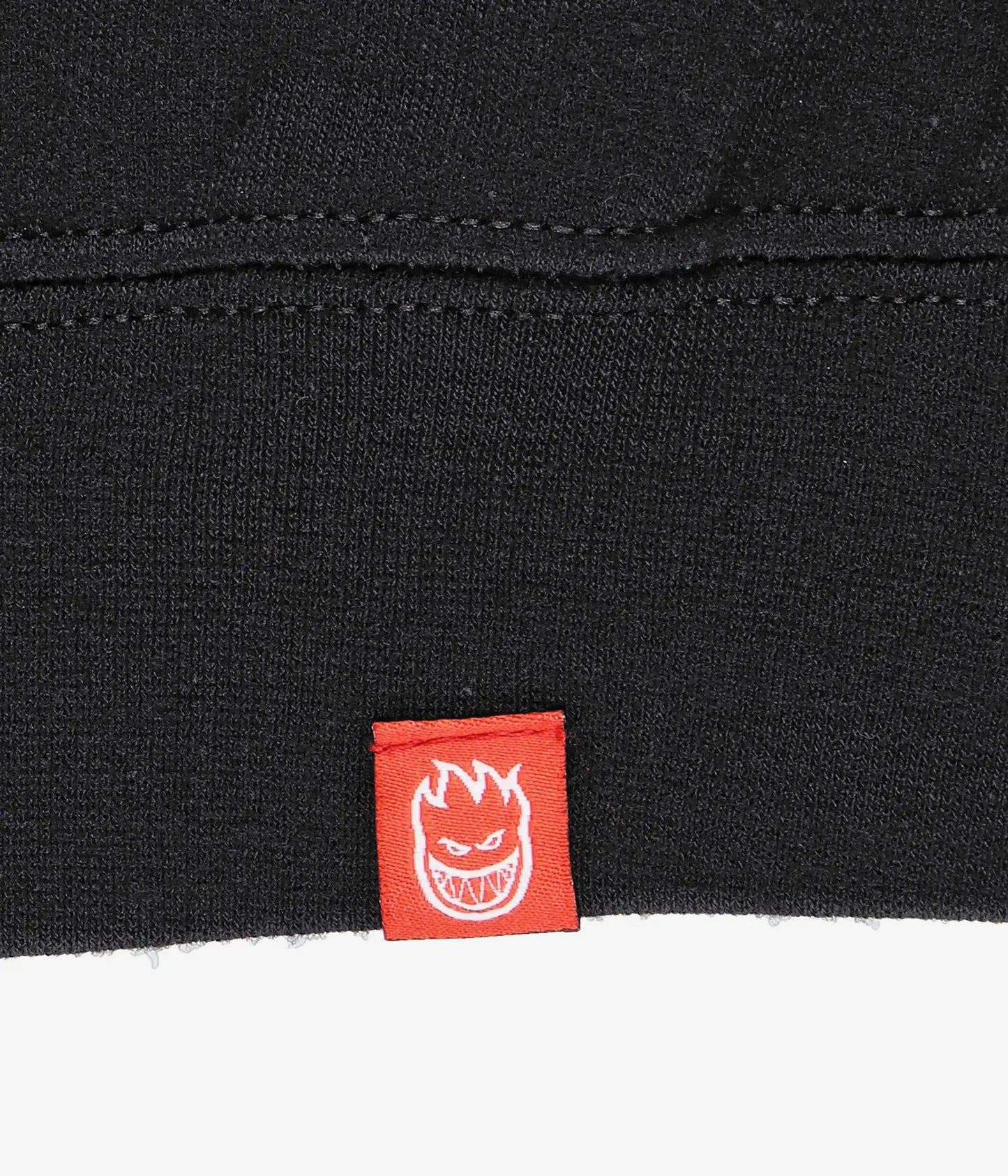 SPITFIRE - TORCHED SCRIPT PULLOVER CREWNECK - BLACK/YELLOW/ORANGE