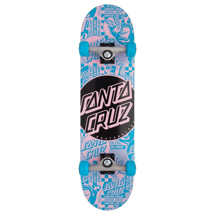 SANTA CRUZ - FLIER DOT FULL COMPLETE - LIGHT BLUE/PINK - 8.0