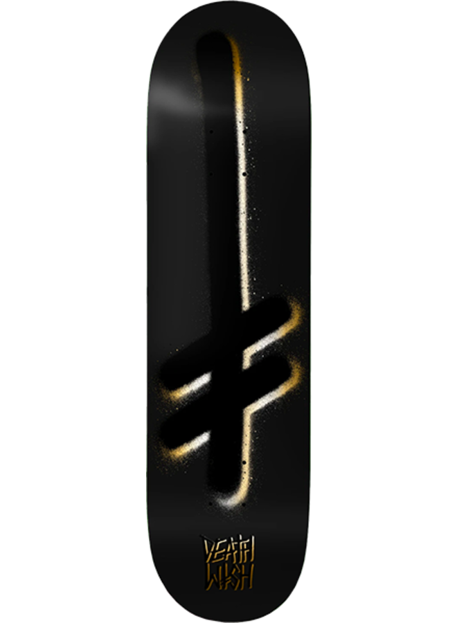 DEATHWISH - GANG LOGO BLK/GOLD - 8.25
