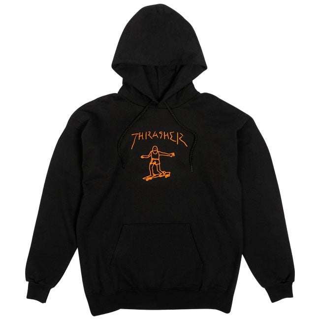 THRASHER - GONZ HOOD - BLACK
