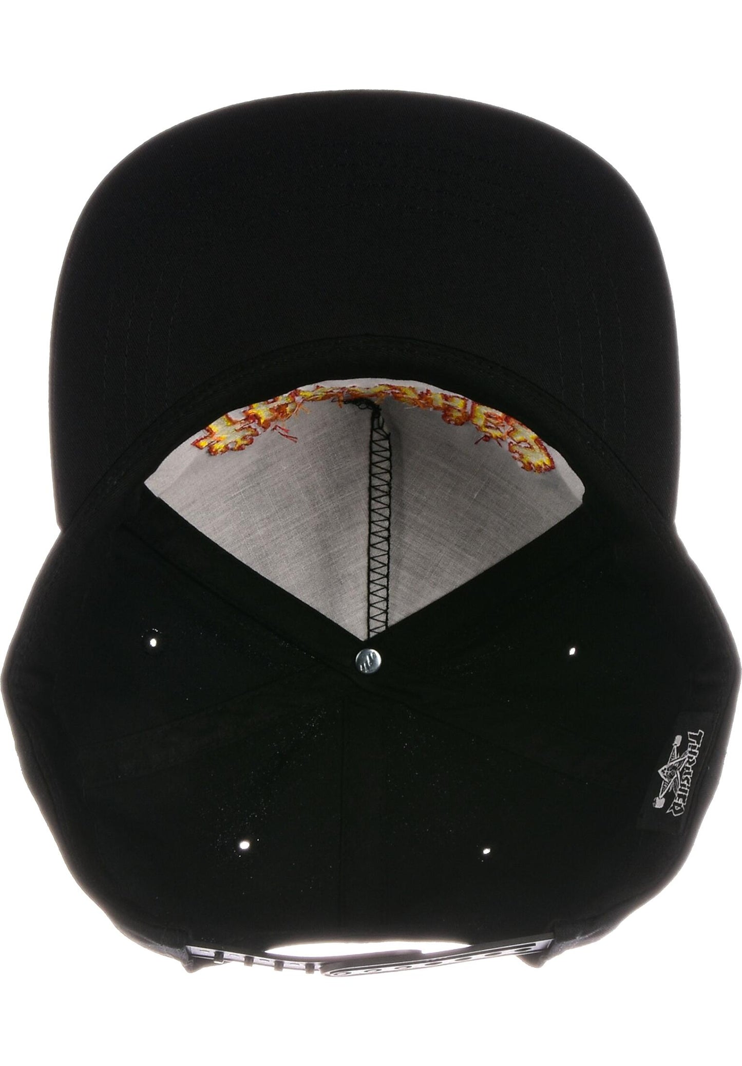 THRASHER - GODZILLA FLAME SNAPBACK - BLACK