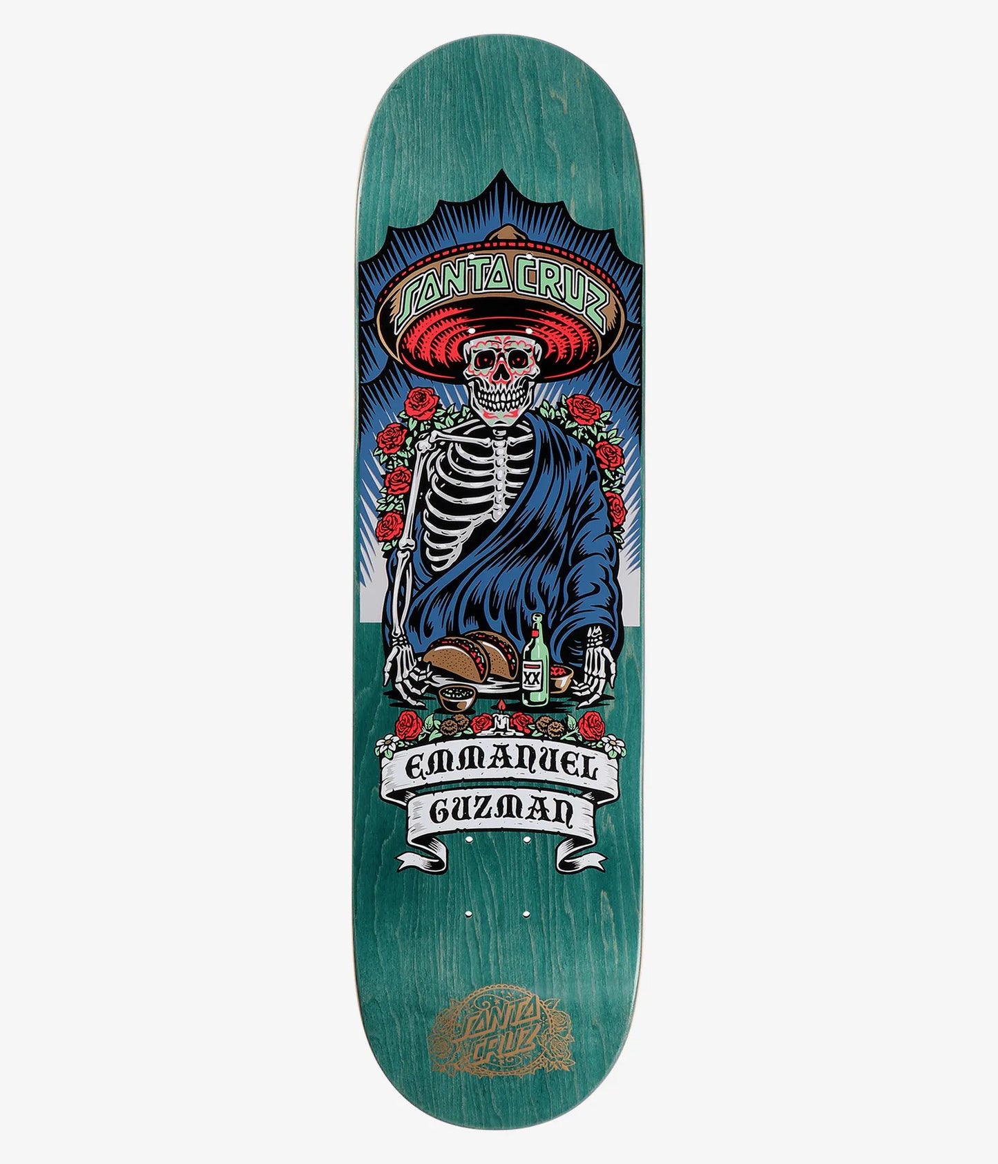 SANTA CRUZ - GUZMAN DINE WITH ME - DARK GREEN - 8.25