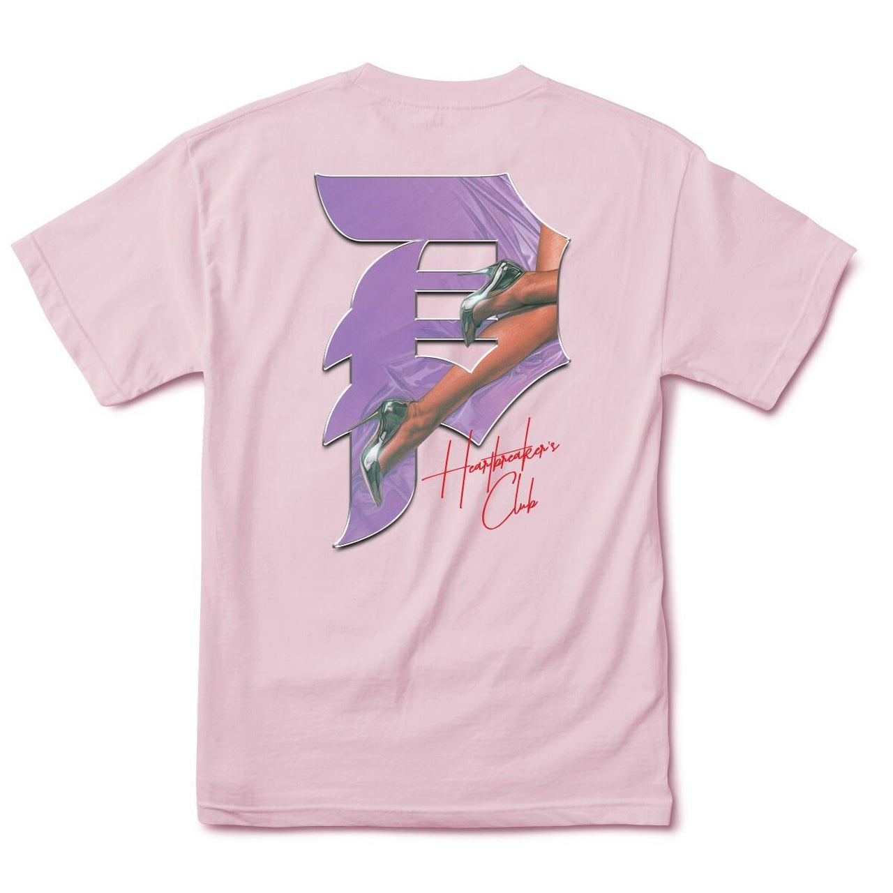 PRIMITIVE - HEARTBREAKERS CLUB AFTER PARTY TEE - PINK