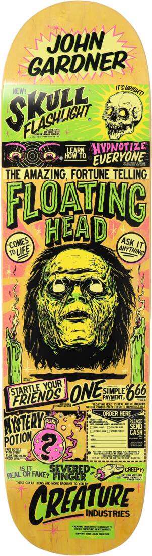 CREATURE - GARDNER FLOATING HEAD - 8.6