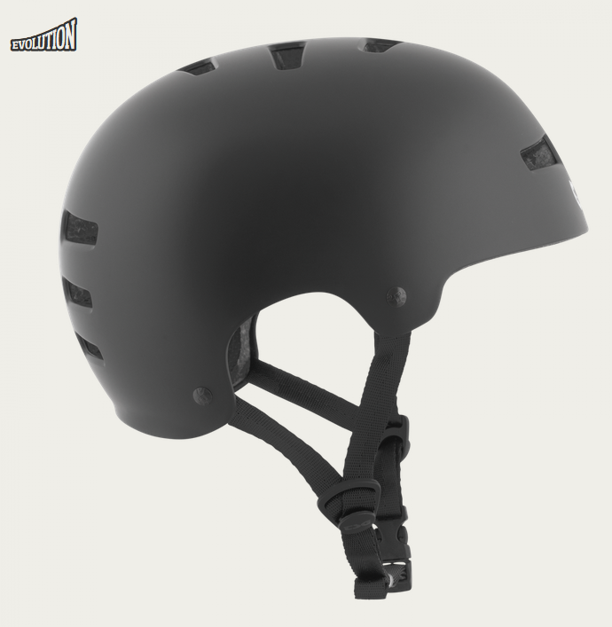 TSG - EVOLUTION KIDS HELMET - SATIN BLACK