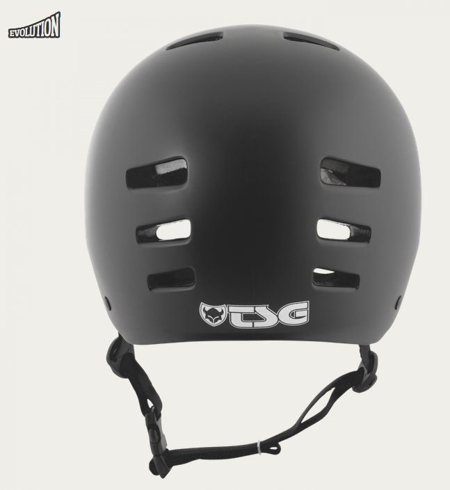 TSG - EVOLUTION KIDS HELMET - SATIN BLACK