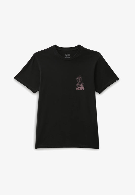 VANS - HUG A CACTUS TEE - BLACK