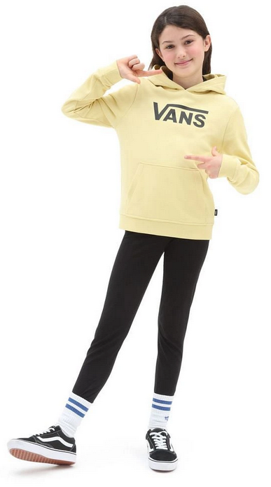 VANS - GR FLYING V HOODIE GIRLS FLYING V RAFFIA - ICEY GREY/BLACK