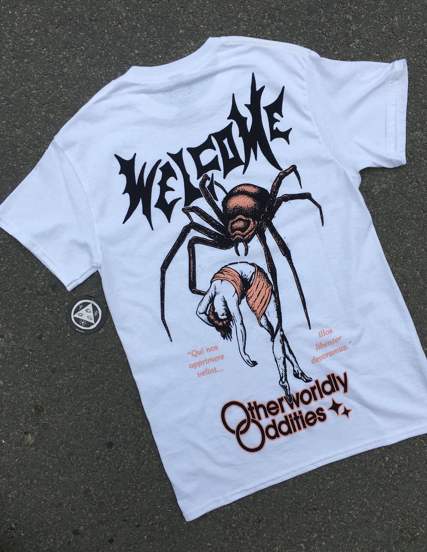 WELCOME - WIDOW TEE - WHITE