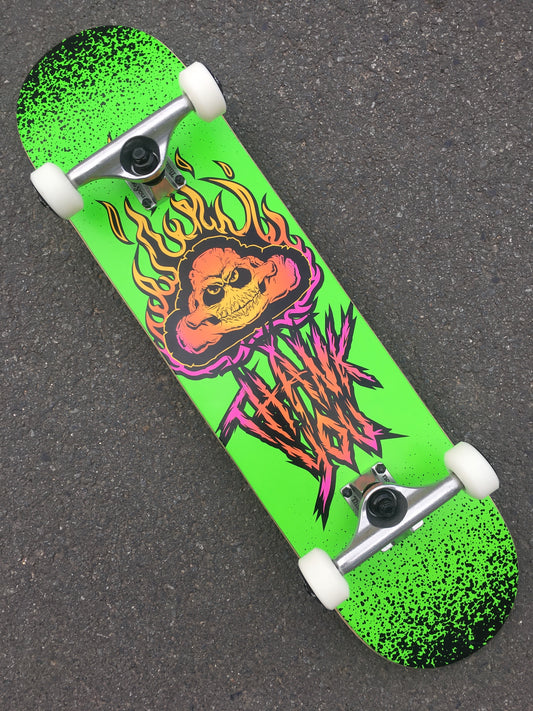 THANK YOU - SKULL CLOUD COMPLETE - NEON - 7.75