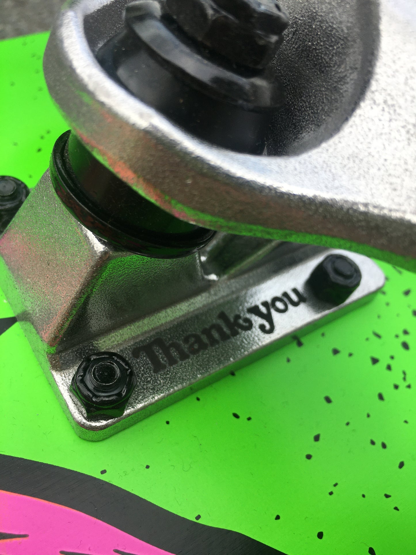 THANK YOU - SKULL CLOUD COMPLETE - NEON - 7.75