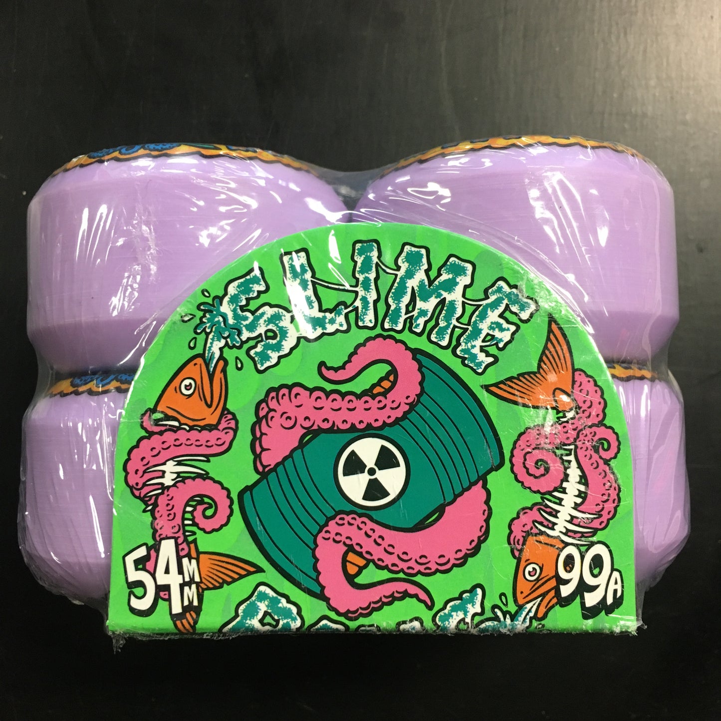 SLIME BALLS - FISH BALLS WHEELS - PURPLE - 54MM - 99A