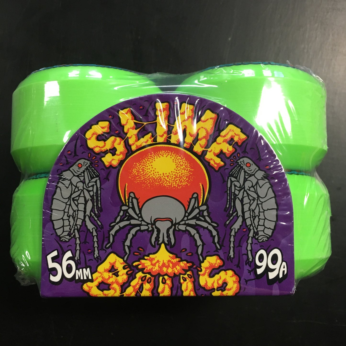 SLIME BALLS - FLEA BALLS SPEED BALLS - GREEN - 56MM - 99A