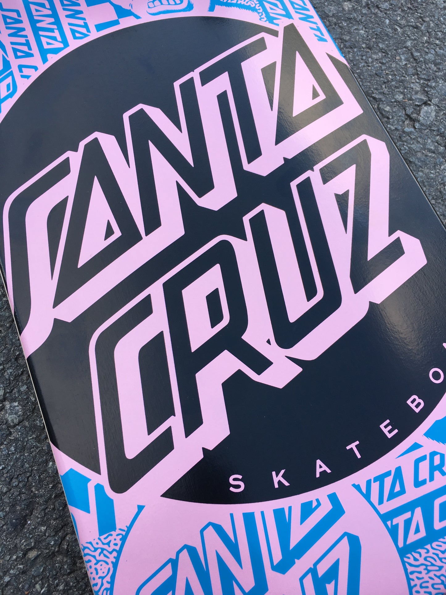 SANTA CRUZ - FLIER DOT FULL COMPLETE - LIGHT BLUE/PINK - 8.0