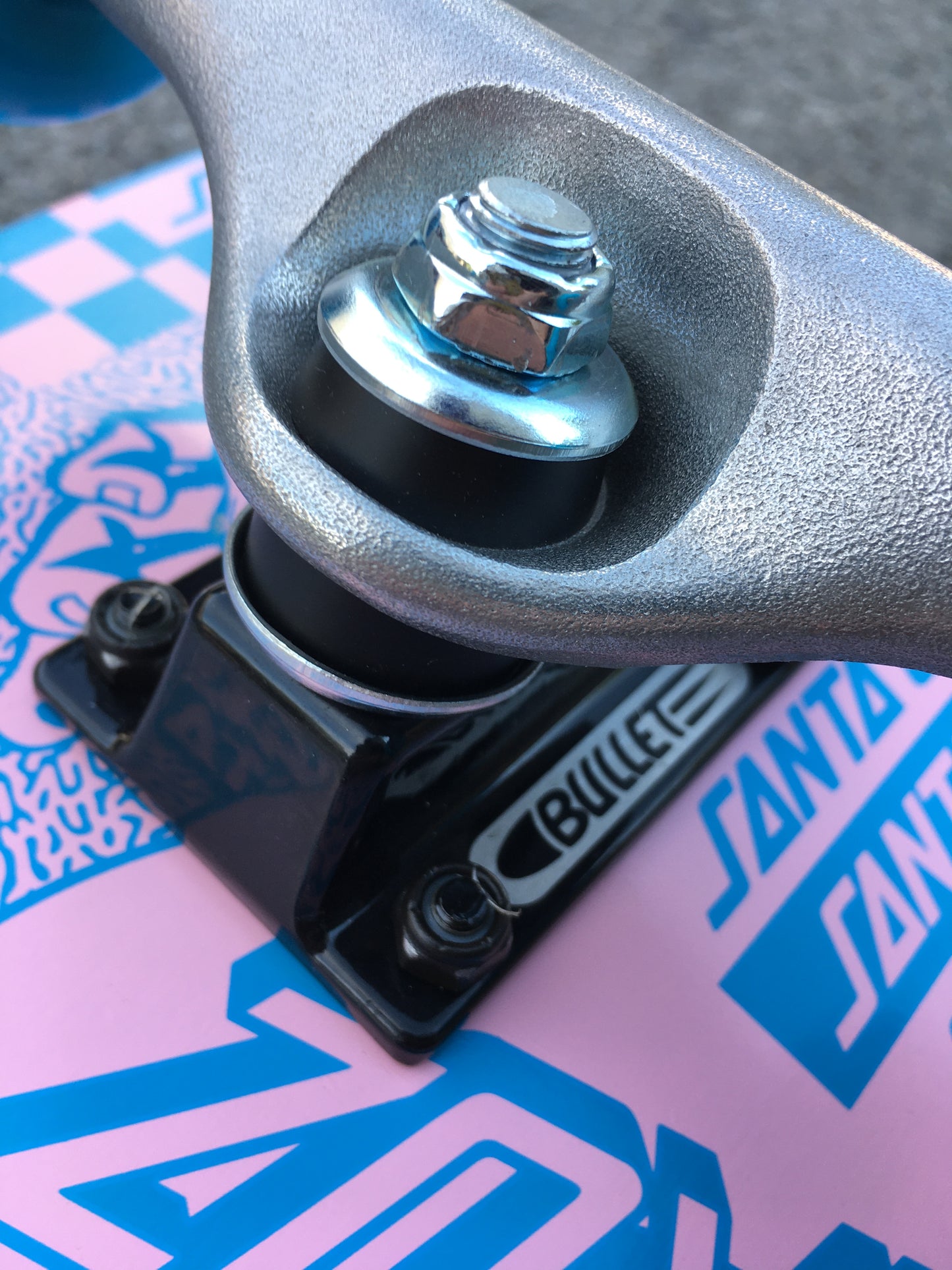 SANTA CRUZ - FLIER DOT FULL COMPLETE - LIGHT BLUE/PINK - 8.0