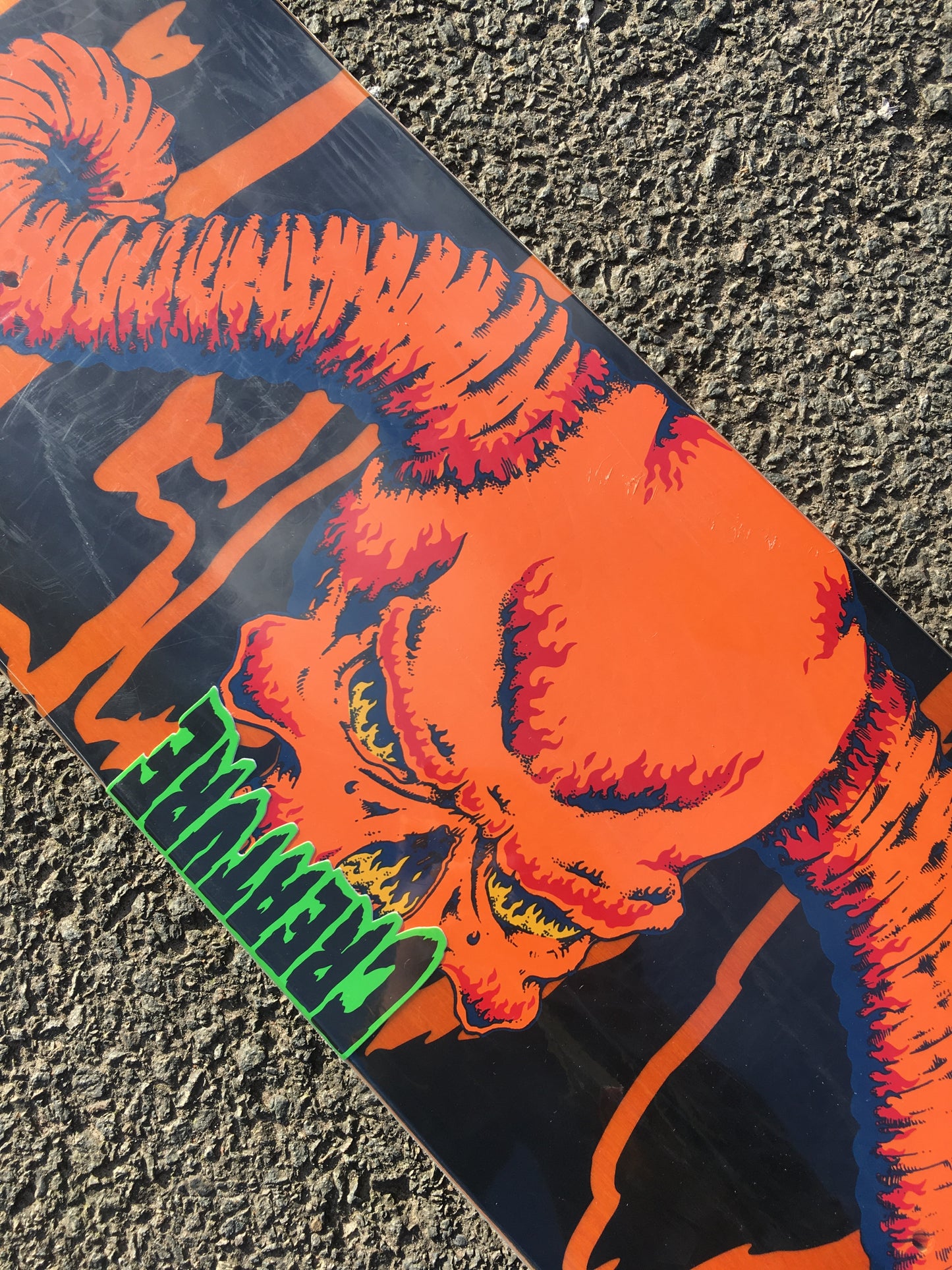 CREATURE - HORNS OUTLINE - ORANGE - 8.0