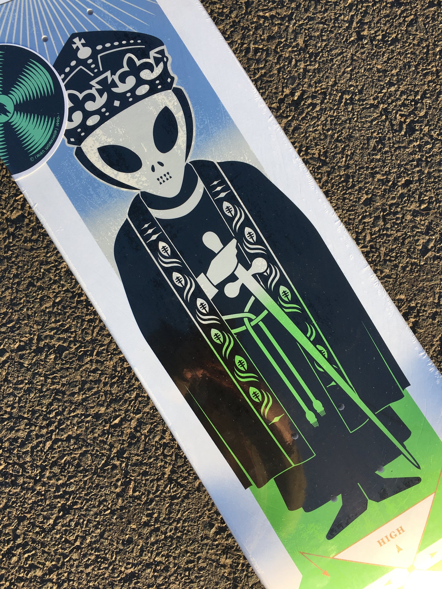 ALIEN WORKSHOP - HIGH PRIEST YAJE - WHITE - 8.0