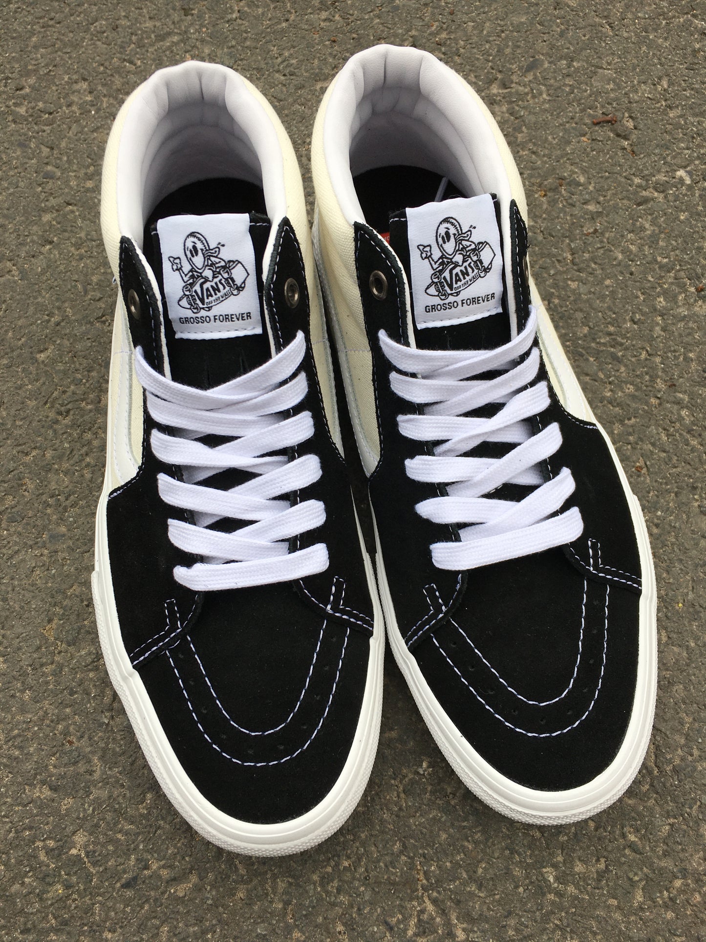 VANS - MN SKATE GROSSO MID - MARSHMALLOW/BLACK