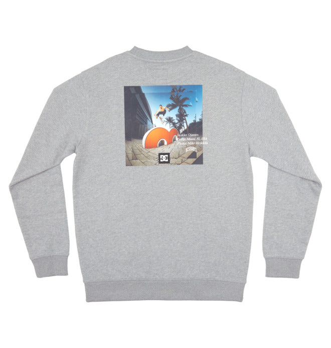 DC - JAAKO CREWNECK - HEATHER GREY