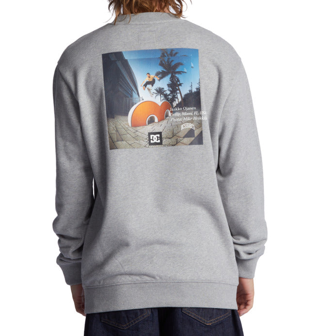DC - JAAKO CREWNECK - HEATHER GREY