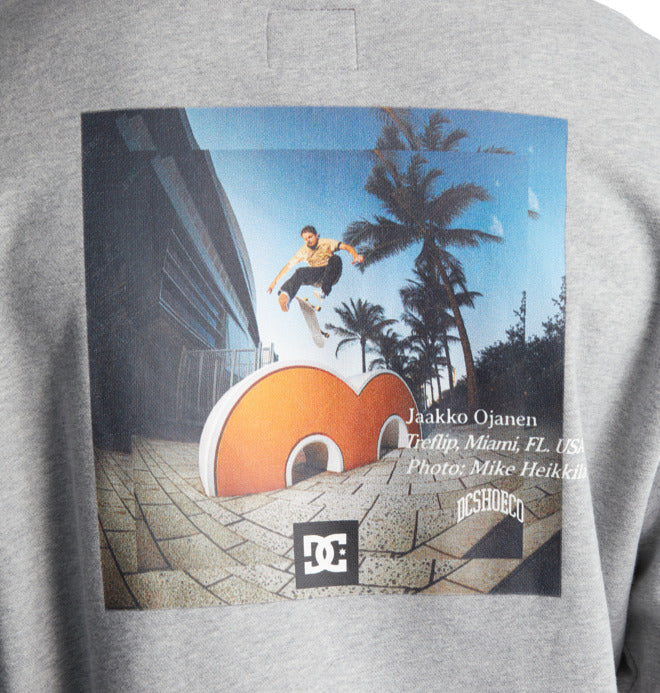DC - JAAKO CREWNECK - HEATHER GREY