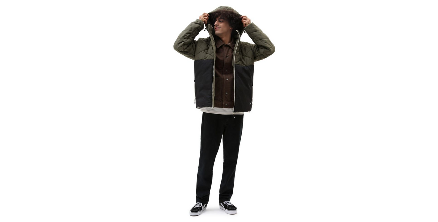VANS - MT VANS MTE-1 COLORBLOCKED JACKET MT. - GRAPE LEAF/BLACK