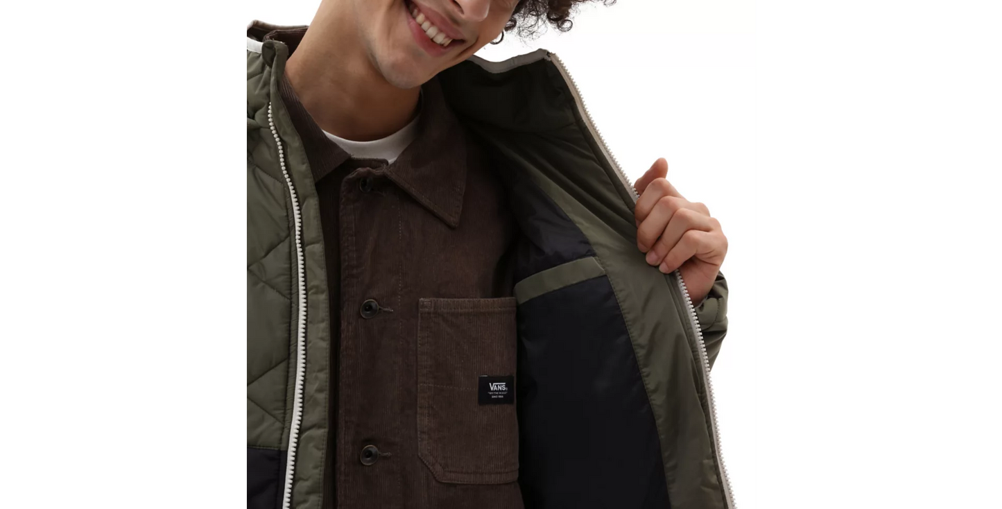 VANS - MT VANS MTE-1 COLORBLOCKED JACKET MT. - GRAPE LEAF/BLACK